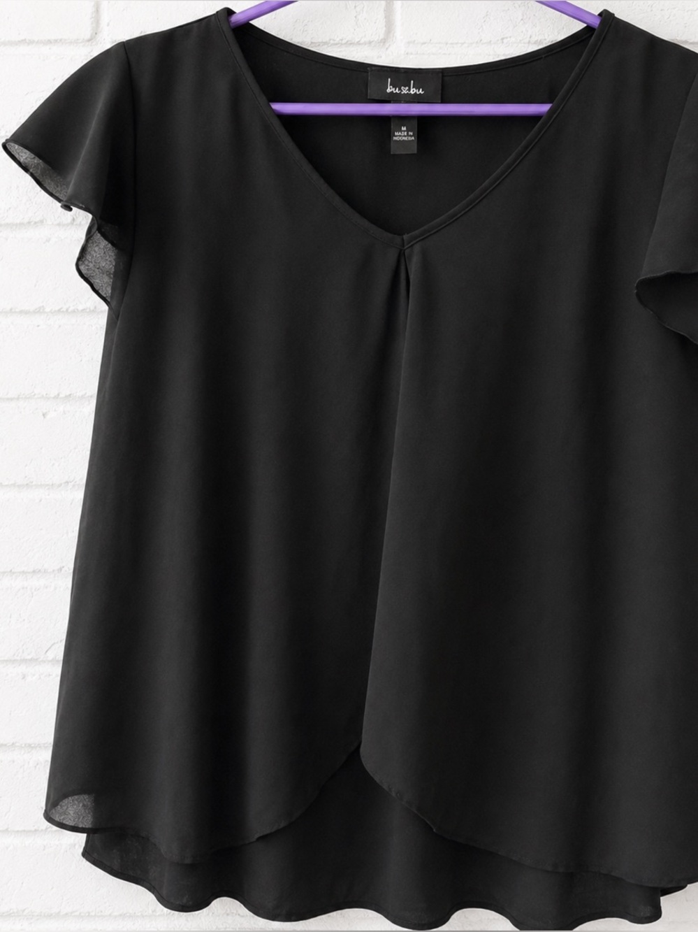 by & by Black Women's Blouse